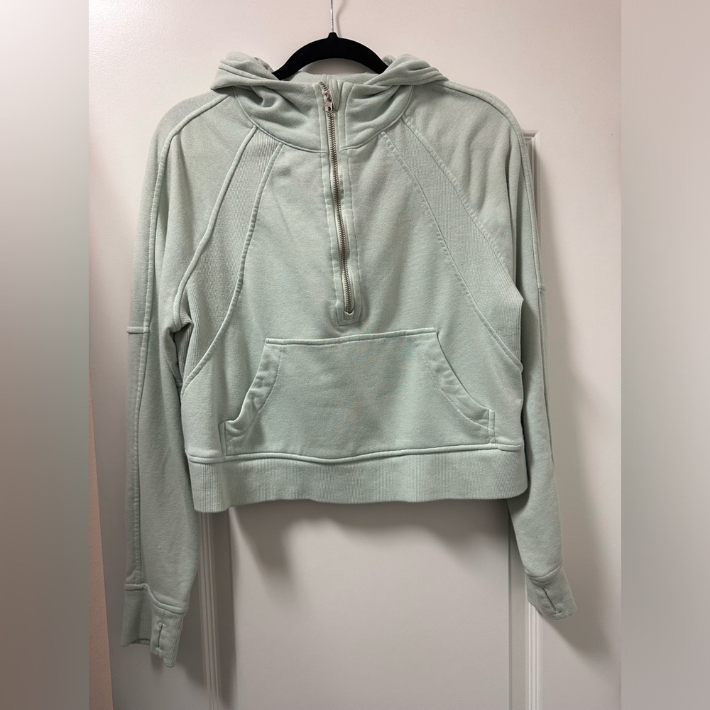 Shop Talulah size small mint green streetside quarter zip hoodie